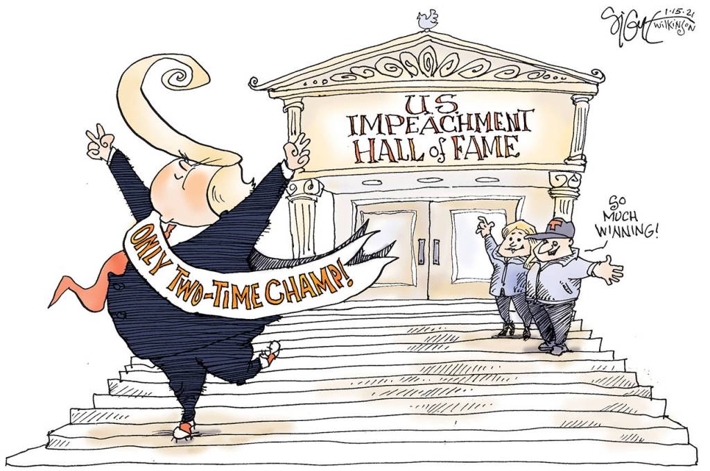 Signe cartoon
Impeachment Champ