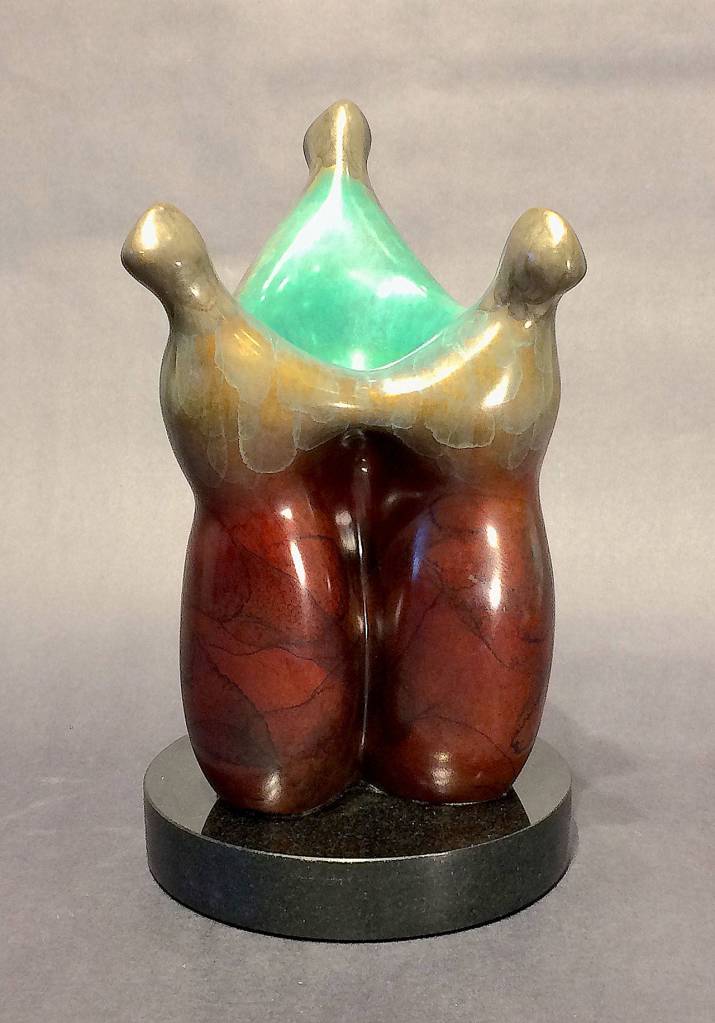 To Life, a bronze sculpture by Sharon Spencer, will be on display at the Rob Schouten Gallery in February.