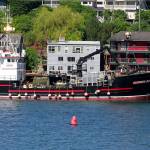 Mike Fancher/ The Seattle Times
The Scandies Rose crab boat at its homeport in Seattle.
