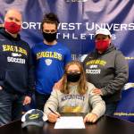 Glacier Peak senior Neomi MacMillan signed with the Northwest University womens soccer program on Wednesday. (Photo courtesy of MacMillan family)