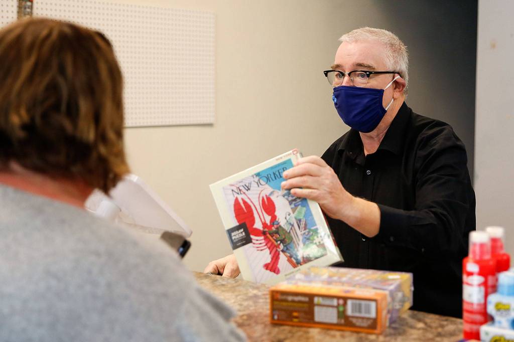 The Best Puzzles and Gifts of Everett is owned by Bob Briggs. (Kevin Clark / The Herald)