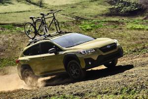 The 2021 Subaru Crosstrek Sport has dual-function X-Mode with hill descent control and settings for snow, dirt, and deep snow. (Manufacturer photo)