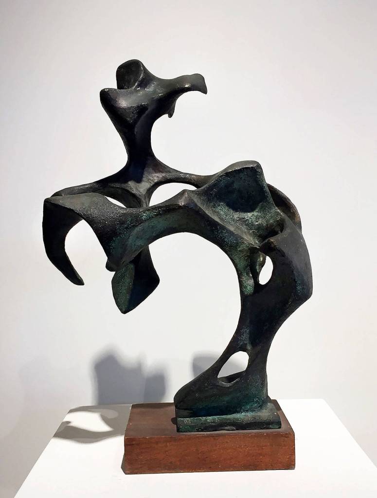 Untitled, circa 1960s, bronze. From the collection of the Charles W. Smith family.