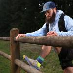 Austin Johnson, 26, trains on the Centennial Trail in Lake Stevens and is planning to do a 24-hour run to raise money for the American Foundation for Suicide Prevention. (Kevin Clark / The Herald)