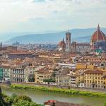 The cathedral’s sublime dome dominates the Florence skyline.