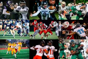 High School football teams across Snohomish County are closing in on their first game in over a year. (Herald file photos)