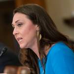 Rep. Jaime Herrera Beutler, R-Wash., speaks during a Labor, Health and Human Services, Education, and Related Agencies Appropriations Subcommittee hearing about the COVID-19 response on Capitol Hill in Washington, Thursday, June 4, 2020. (Al Drago/Pool via AP)