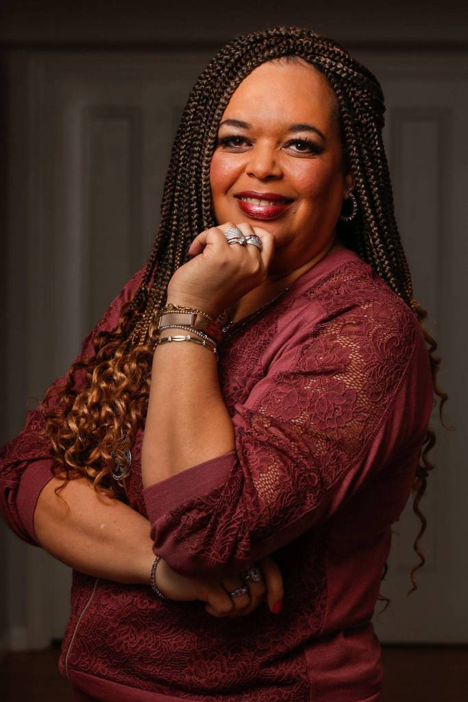 Karuana Gatimu of Snohomish, director of the customer advocacy group at Microsoft Teams Engineering. (Kevin Clark / The Herald)