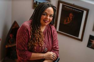 Karuana Gatimu of Snohomish, director of the customer advocacy group at Microsoft Teams Engineering. (Kevin Clark / The Herald)