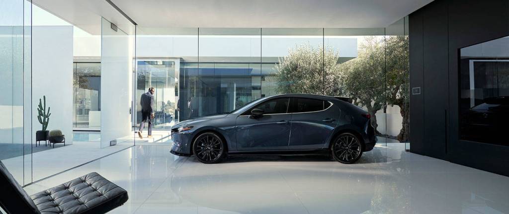 The 2021 Mazda3 is available in sedan and hatchback versions. The hatchback is shown here. (Manufacturer photo)