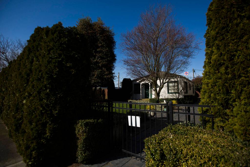 The Marysville Opera House bridal cottage located a few feet from the opera house. (Olivia Vanni / The Herald)