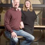 Owners Kim and Larry Harris at Bayernmoor Cellars northeast of Stanwood. (Andy Bronson / The Herald)