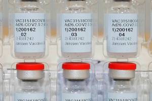 FILE - This Dec. 2, 2020, file photo provided by Johnson & Johnson shows vials of the COVID-19 vaccine in the United States. The U.S. is getting a third vaccine to prevent COVID-19, as the Food and Drug Administration on Saturday, Feb. 27, 2021 cleared a Johnson & Johnson shot that works with just one dose instead of two  (Johnson & Johnson via AP)
