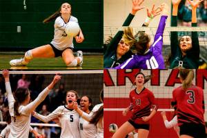 Volleyball players in Wesco took the court for competition this week for the first time in the over 15 months. (Herald file photos)