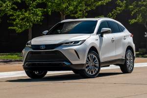 The 2021 Toyota Venza mid-size SUV has two rows of seats accommodating up to five passengers. (Manufacturer photo)