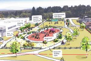A development site plan for Emma Yule Park. (City of Everett Parks & Community Services)