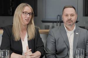 Snohomish County Sheriff Adam Fortney and his wife posted a video to Facebook. (Snohomish County Sheriff Adam Fortney)