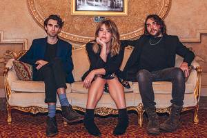 The Snohomish band Fretland includes Luke Francis (guitar and bass), Hillary Grace Fretland (lead vocals) and Jake Haber (guitar, bass and piano). (Christine Mitchell)