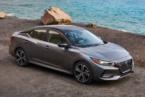 The Nissan Sentra has seating for five passengers. It was completely redesigned for 2020, the eighth-generation version of this popular compact sedan. (Manufacturer photo)