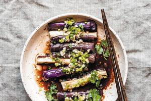 Pick up a bamboo steamer, if you don't already have one, to make seasoned steamed eggplant. (Betty Liu)