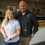 Heather and Michael Wallace, owners of the Milk House Coffee Co. on Thursday in Everett. (Olivia Vanni / The Herald)