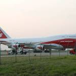 A Boeing 747-400 Global SuperTanker stands of the tarmac before it starts firefighting operations at the Viru Viru airport in Santa Cruz, Bolivia, on Aug. 23, 2019. (AP Photo/Juan Karita, file)