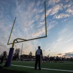 Kamiak kicks a field goal during a game against Cascade on April 1, 2021, in Everett. (Olivia Vanni / The Herald)