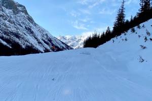 The North Cascades Highway should be cleared in four to six weeks. (Washington State Department of Transportation)