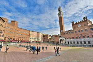 Siena‚Äôs main square and gathering place, Il Campo.