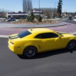 Drivers circle a roundabout at 204th Street NE and 77th Avenue NE in Arlington. Its the latest traffic control in a series of major transportation projects in the city. (Andy Bronson / The Herald)