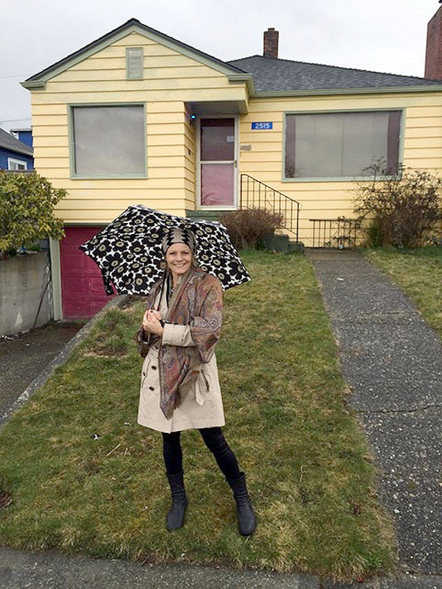 Jeanne-Marie Osterman also visited her childhood home at 2515 Rainier Ave. in Everett. (Jeanne-Marie Osterman)