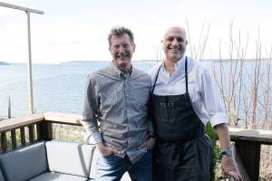 Photo by Kira Erickson/South Whidbey Record
Ron Rois, left, and his partner, Stefen Bosworth, are transplants from the Chicago area with roots in the Pacific Northwest. They are the owners of Langley's newest restaurant, Savory.