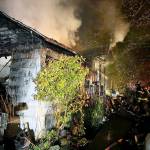 Two people, including a 7-year-old girl, died in this house fire near Mukilteo on Thursday. (South County Fire)