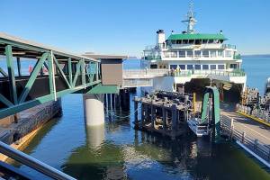 The passenger loading ramp at the Mukilteo terminal is expected to be fully operational on Monday. (Washington State Department of Transportation)