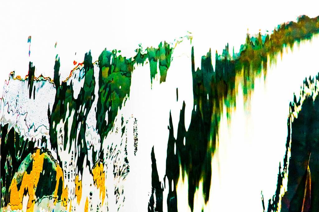 Ink Impression by Silena Wei Chen was inspired by Chinese ink paintings.