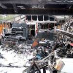 Firefighters extinguished this fire in North Marysville, off 51st, shortly after 5am today, but unfortunately the home is a total loss. (Marysville Fire District)