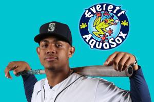 This is a 2020 photo of Julio Rodriguez of the Seattle Mariners baseball team. This image reflects the Mariners active roster as of Thursday, Feb. 20, 2020, when this image was taken.