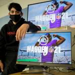 Lake Stevens High School student Jair Velazquez, 16, is the current North American Scholastic Esports Federation Madden NFL 21 champion. (Olivia Vanni / The Herald)