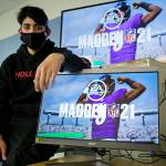 Lake Stevens High School student Jair Velazquez, 16, is the current North American Scholastic Esports Federation Spring 2021 Madden 21 Champion. (Olivia Vanni / The Herald)