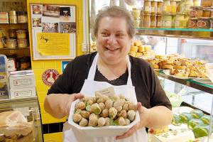 CAPTION: Escargot — a hit with the French.