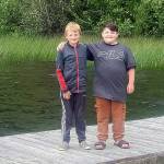 Photo provided
Mason Slattum, left, and his cousin Blake Ogden saved a 3-year-old from drowning in Deer Lake thanks to their quick thinking.