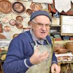 A coppersmith in Montepulciano, Italy.