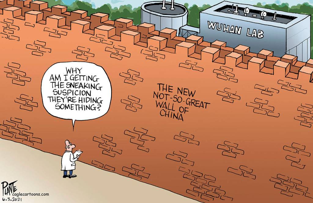The new not-so-great wall of China, Wuhan Institute of Virology, banned investigation, origin, coronavirus, covid-19, pandemic, The Great Wall of China