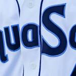 AquaSox's manager, Louis Boyd, Funko Field at Everett Memorial Stadium in Everett on July 28, 2019. (Kevin Clark / The Herald)