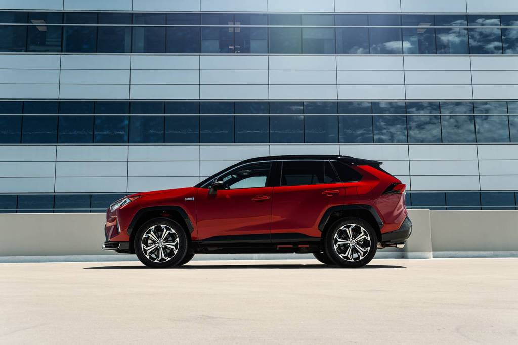 The 2021 Toyota RAV4 Prime plug-in hybrid compact SUV has seating for five passengers. (Manufacturer photo)