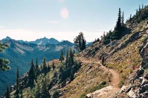 Hikers walk along the Pacific Crest Trail near Hart's Pass in Okanogan County. (Kate Schmidt)