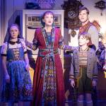 Isabella Corsaro (Heidi), Kate Jaeger (Gretl), Jonas Winburn (Günter) and Kevin Vortmann (Hansel) star in Village Theatre’s production of “Hansel & Gretl & Heidi & Günter.” (Mark Kitaoka / Village Theatre)