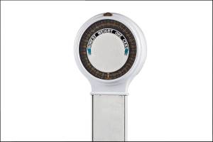 Scales to weigh pedestrians were not available in public places until the 1890s. This scale was made of iron and porcelain by Peerless Weighing Machine Co. It sold at a Cowan auction for $344. (Cowles Syndicate Inc.)