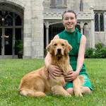 Photo courtesy Laura Thompson 

Madison Thompson and her dog Stella.