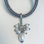 Kathy Dannerbeck makes necklaces, bracelets earrings and rings.